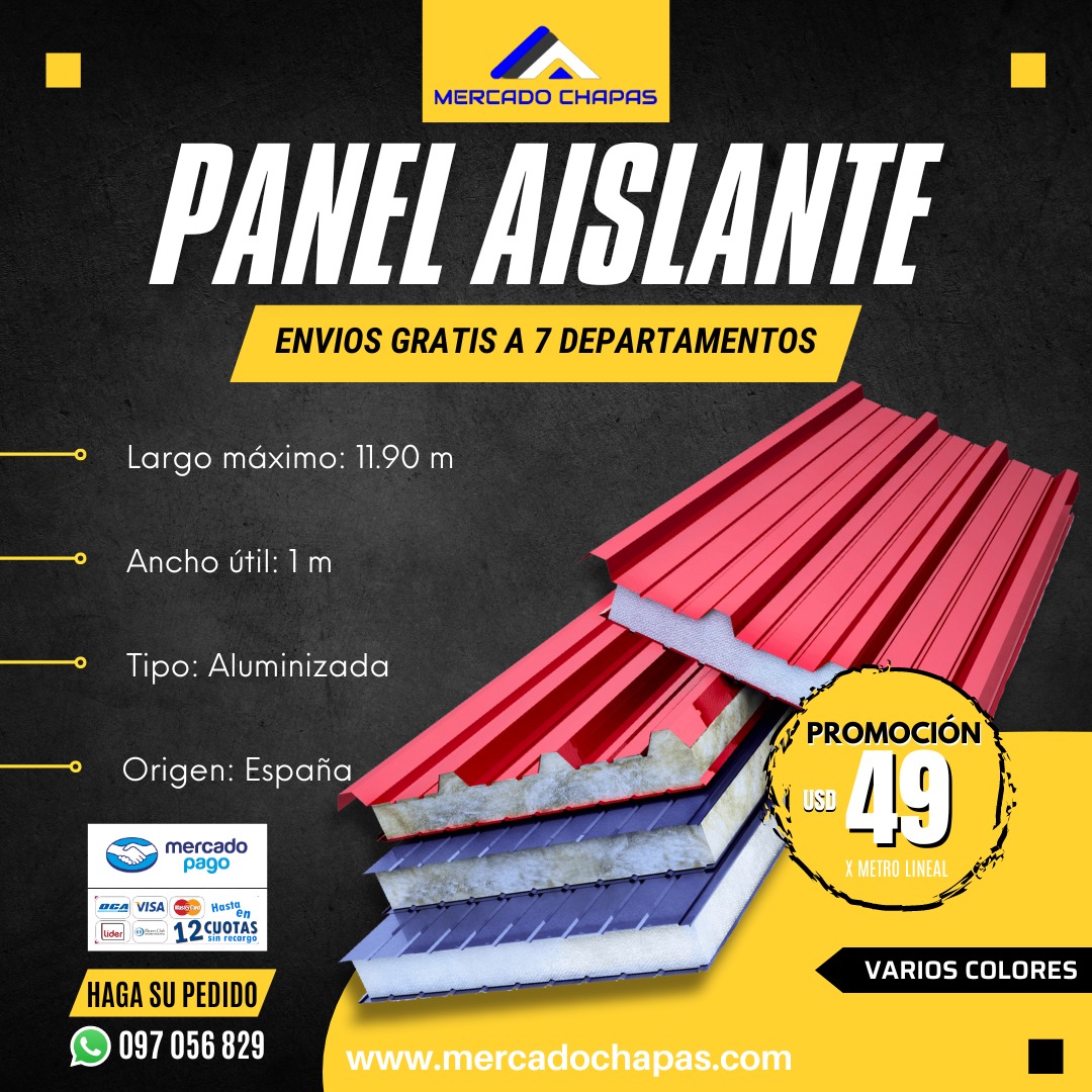 Panel Aislante Trapezoidal – Mercado Chapas