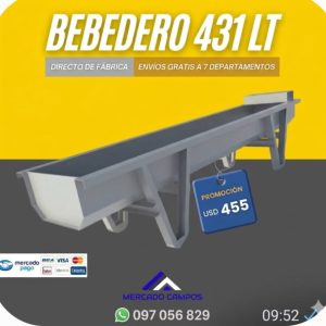 Bebedero  431 litros y 575 litros