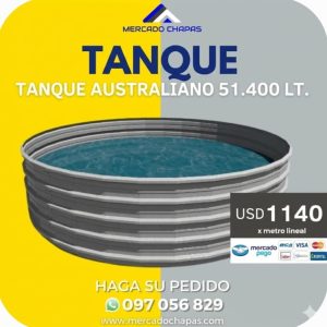 Tanque australiano 51400 litros
